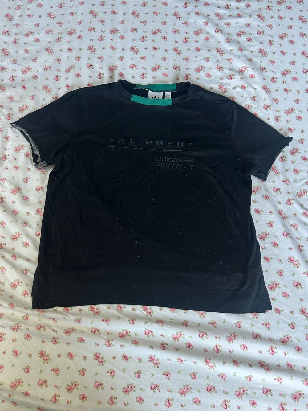 ADIDAS Equipment Black Crew Neck Men's T-Shirt